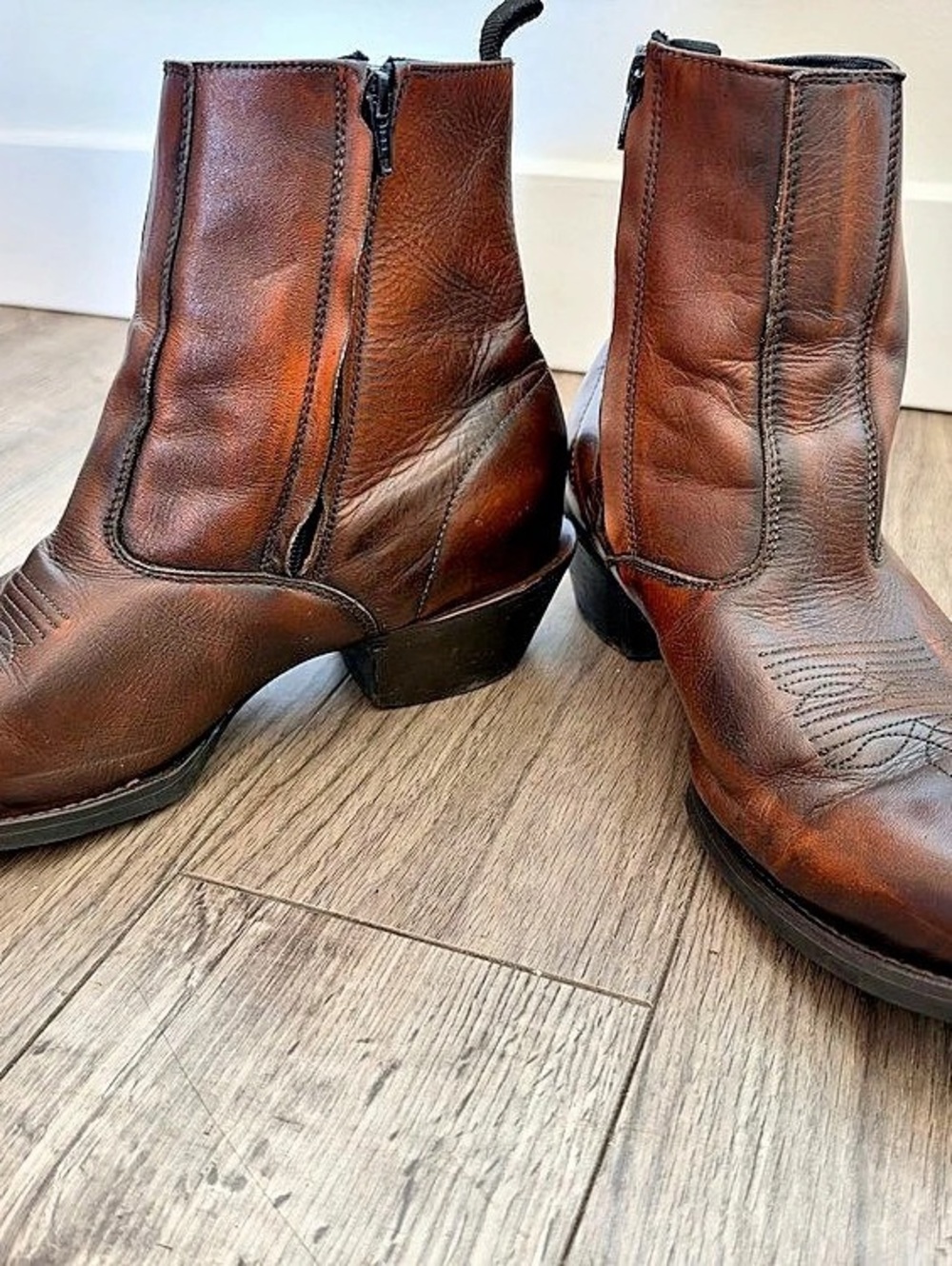 Laredo Fletcher Men’s Leather Western Boots – Size 10.5 EW
